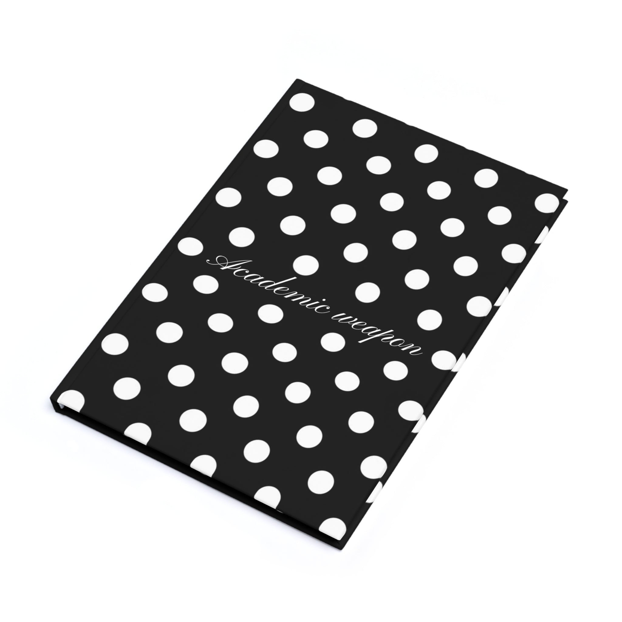 Academic weapon - polka dot journal