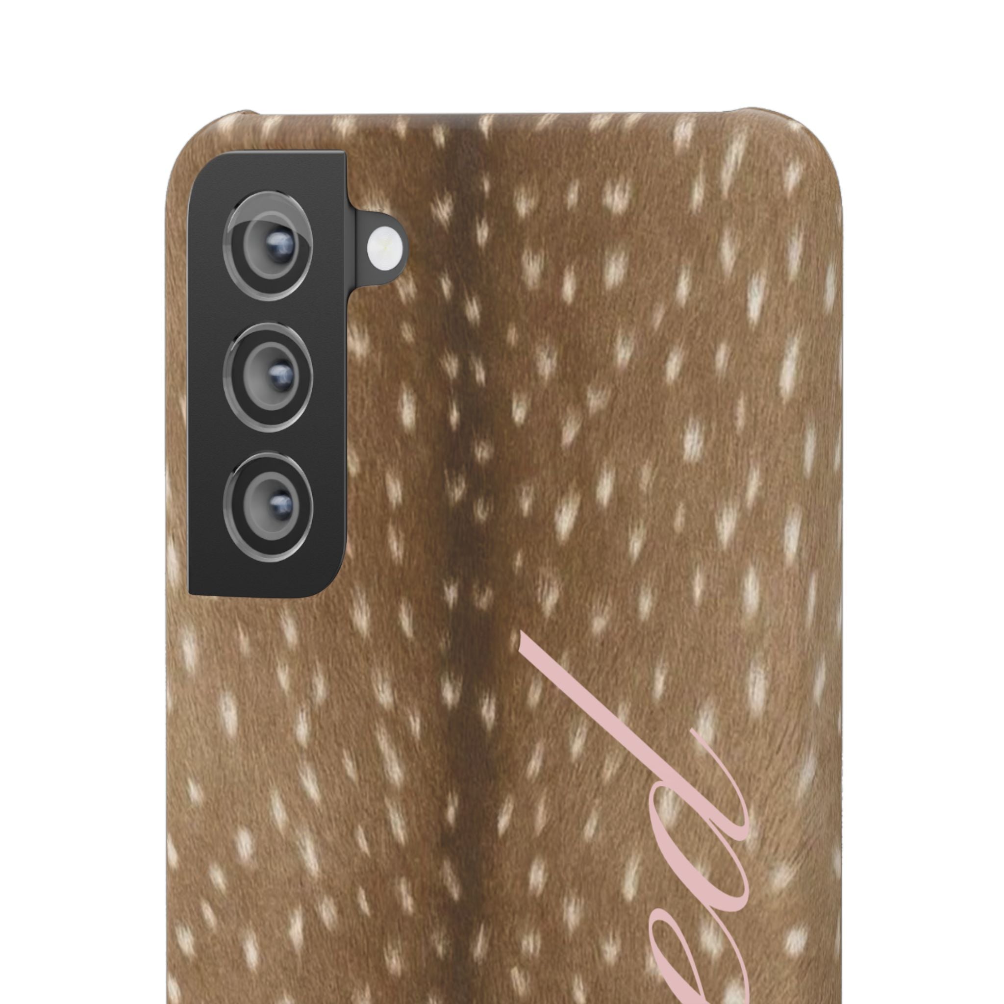 Blessed - Brown Spotted Deer Fur Phone case