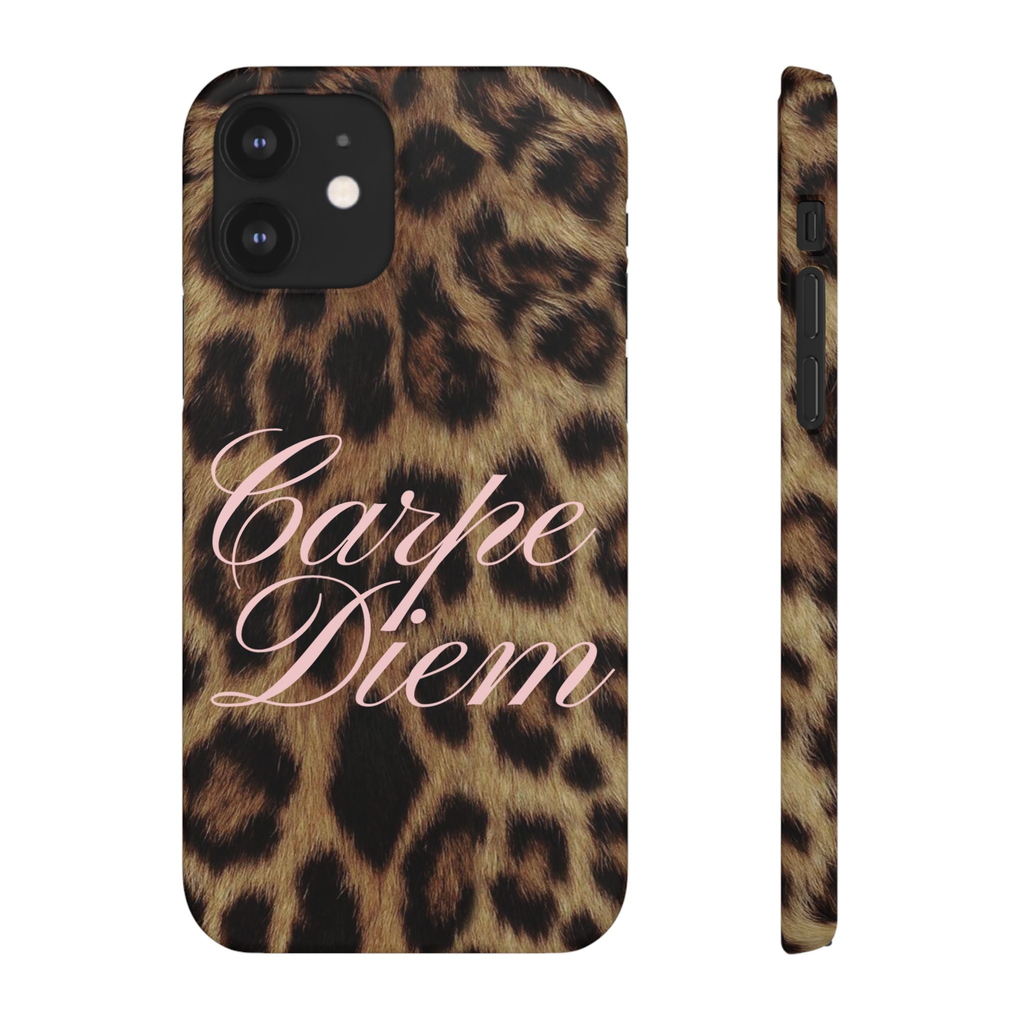 Carpe Diem - Leopard phone case