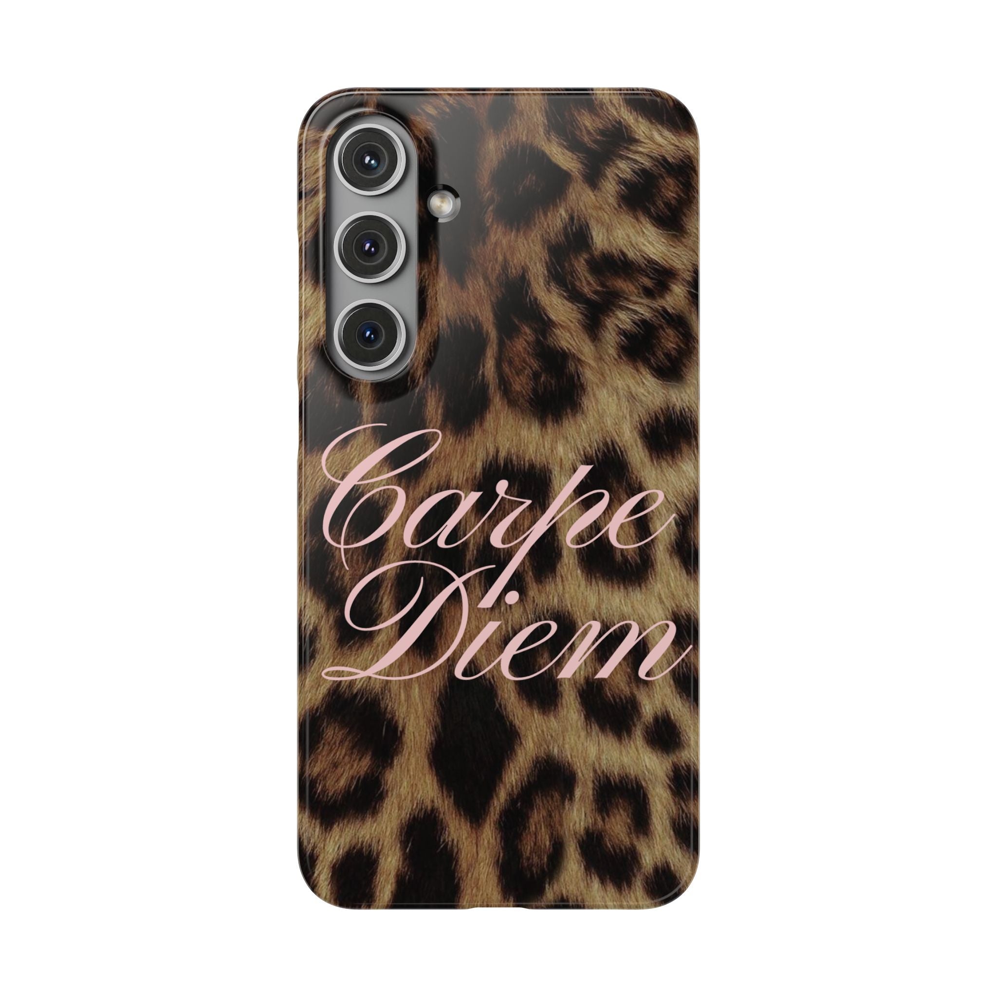 Carpe Diem - Leopard phone case