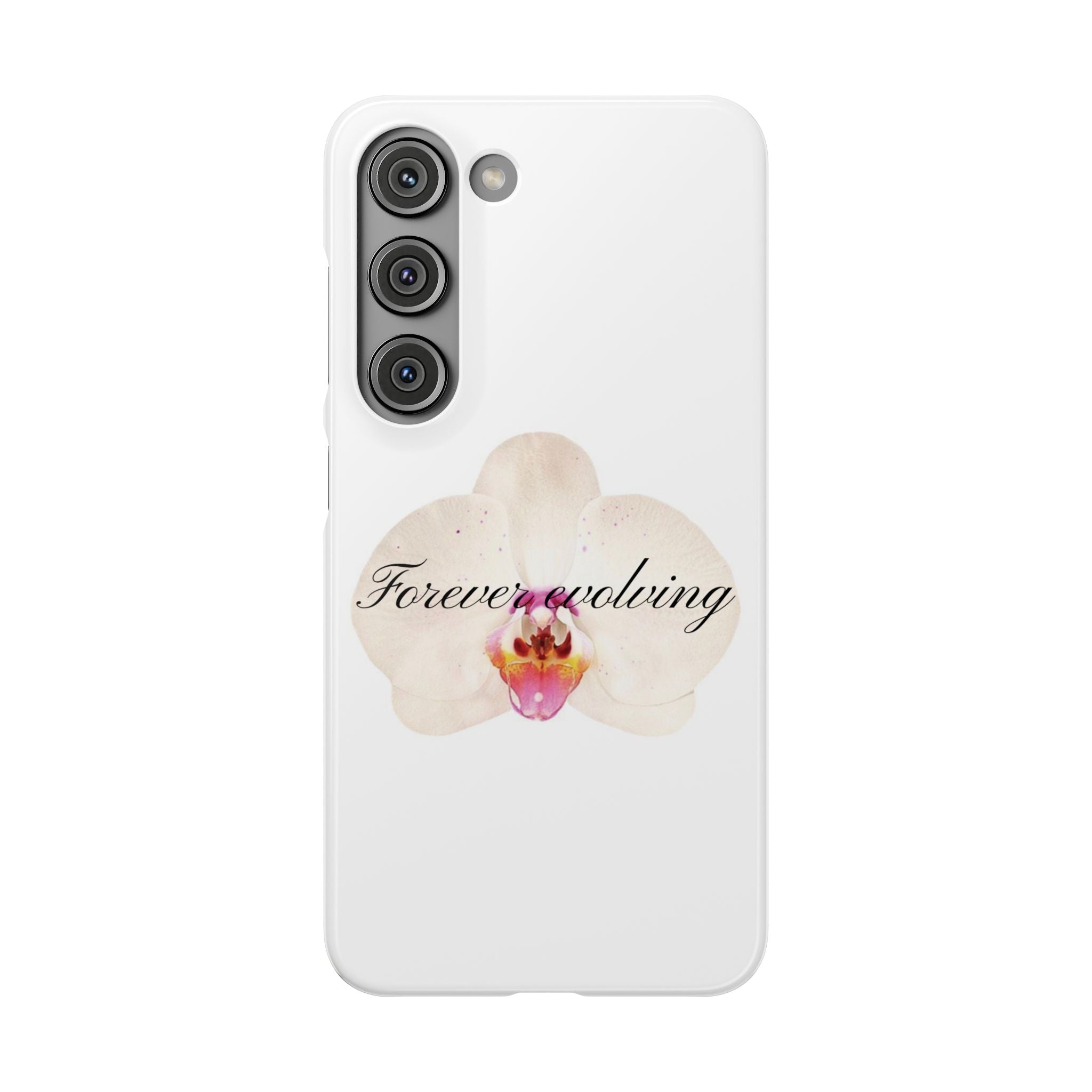 Forever evolving - Orchid phone case