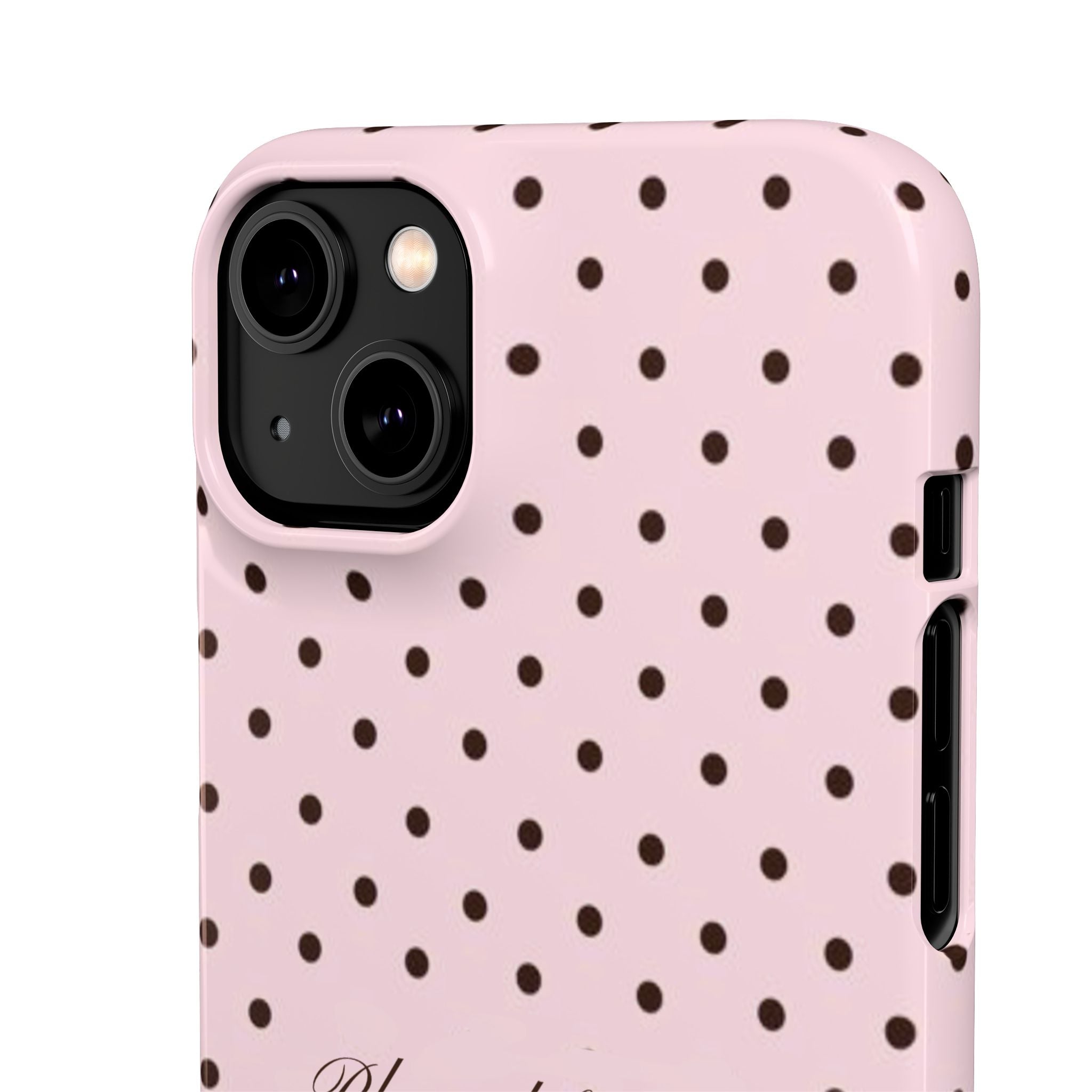 Blessed by God - Pink polka dot case