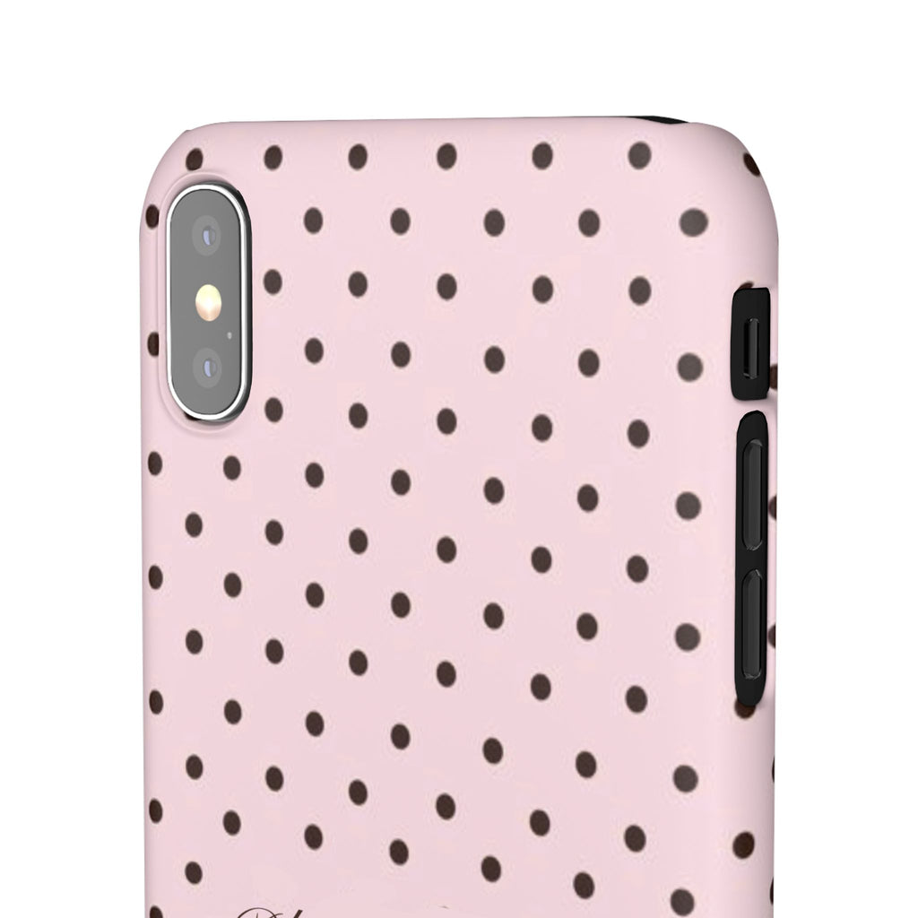 Blessed by God - Pink polka dot case