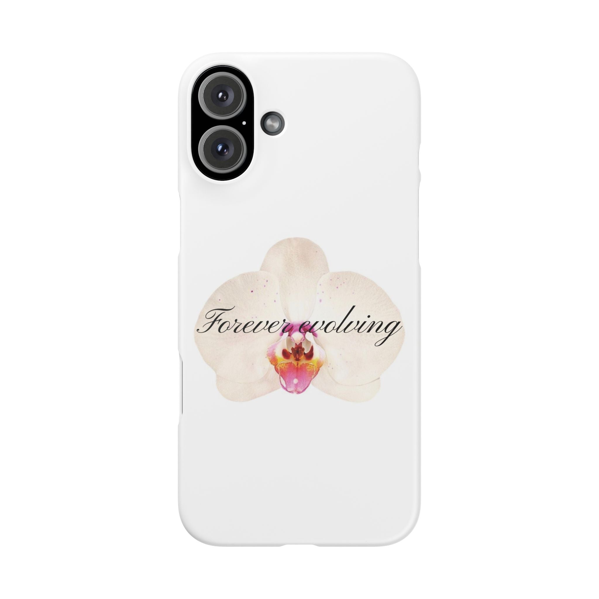 Forever evolving - Orchid phone case