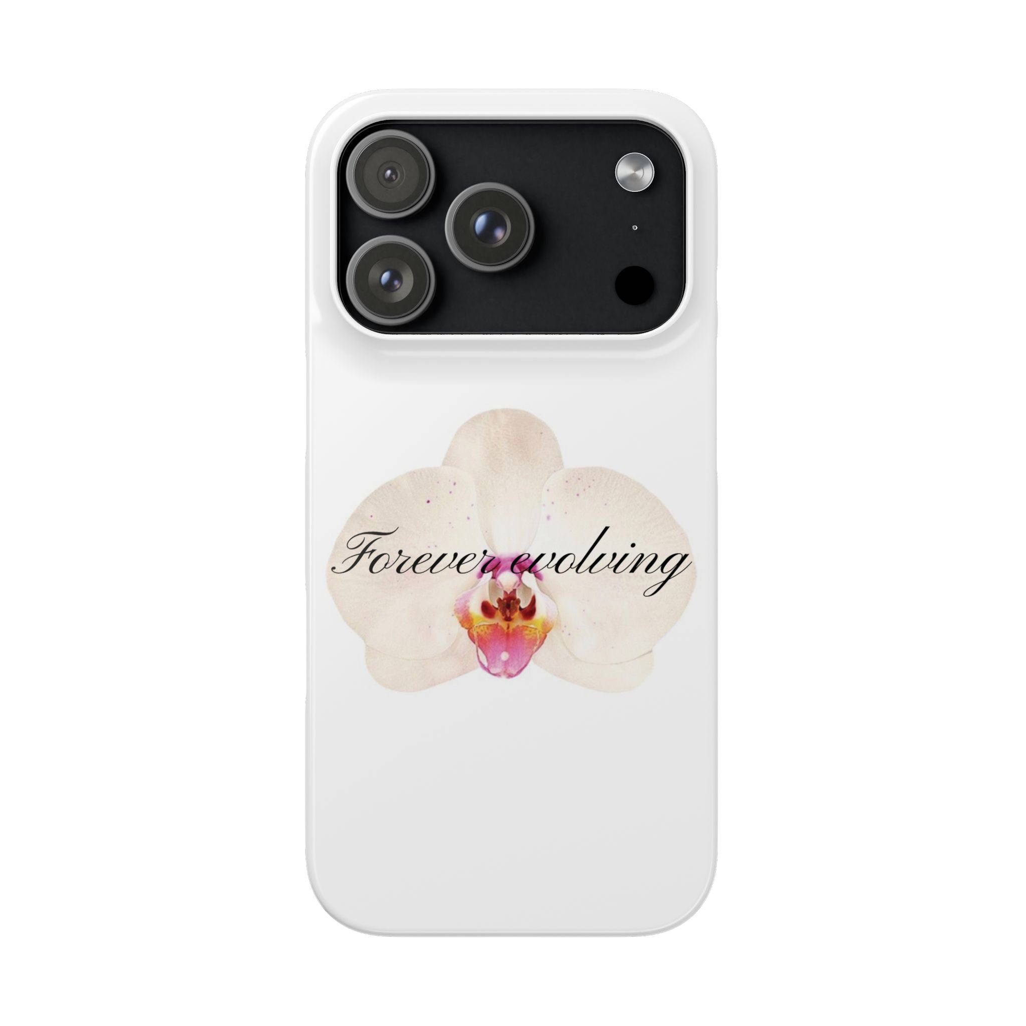 Forever evolving - Orchid phone case