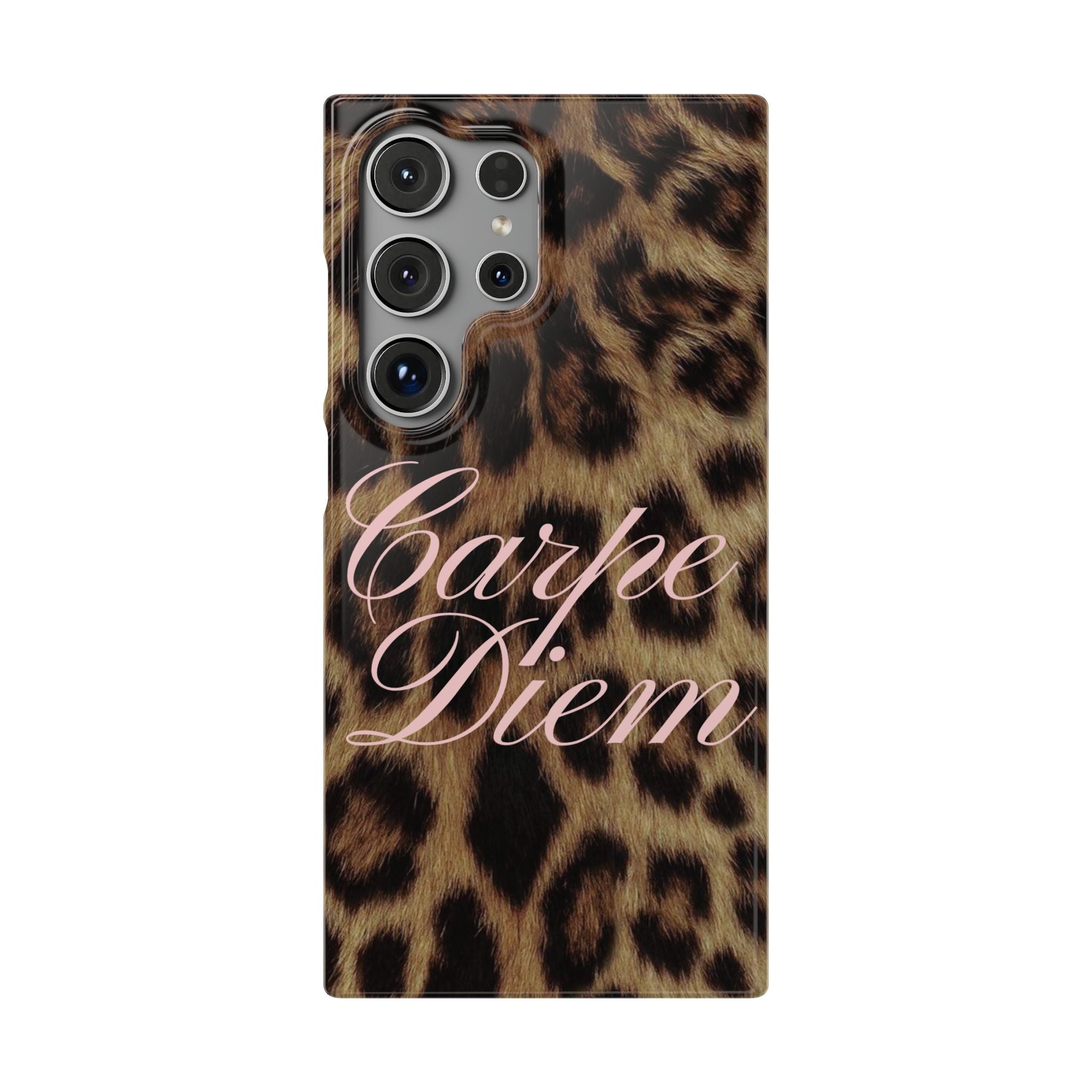 Carpe Diem - Leopard phone case