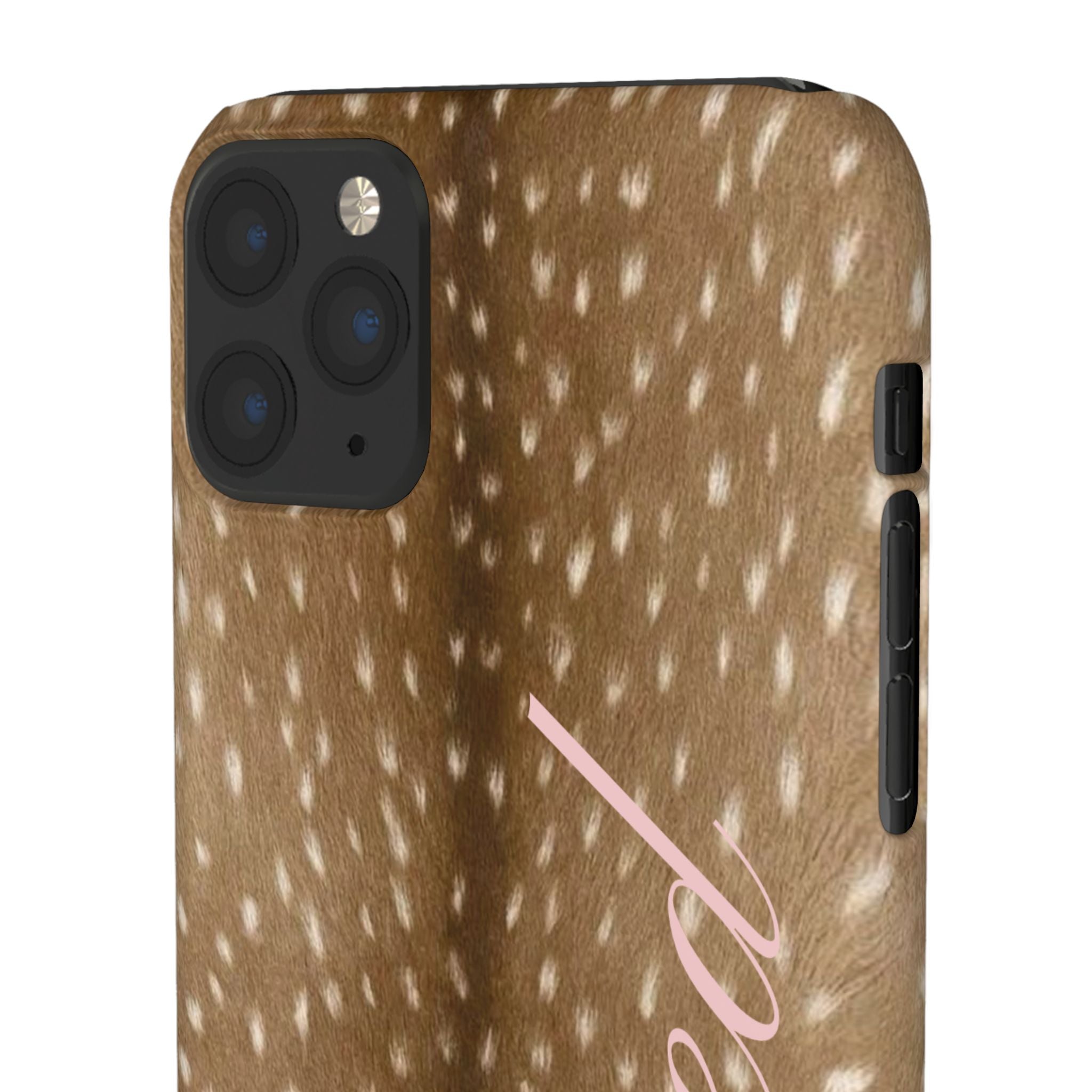 Blessed - Brown Spotted Deer Fur Phone case