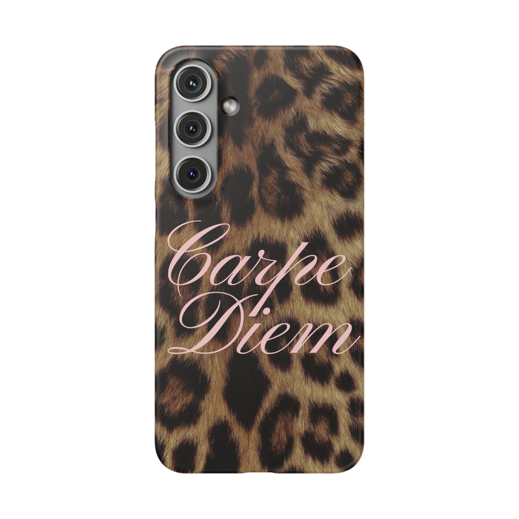 Carpe Diem - Leopard phone case