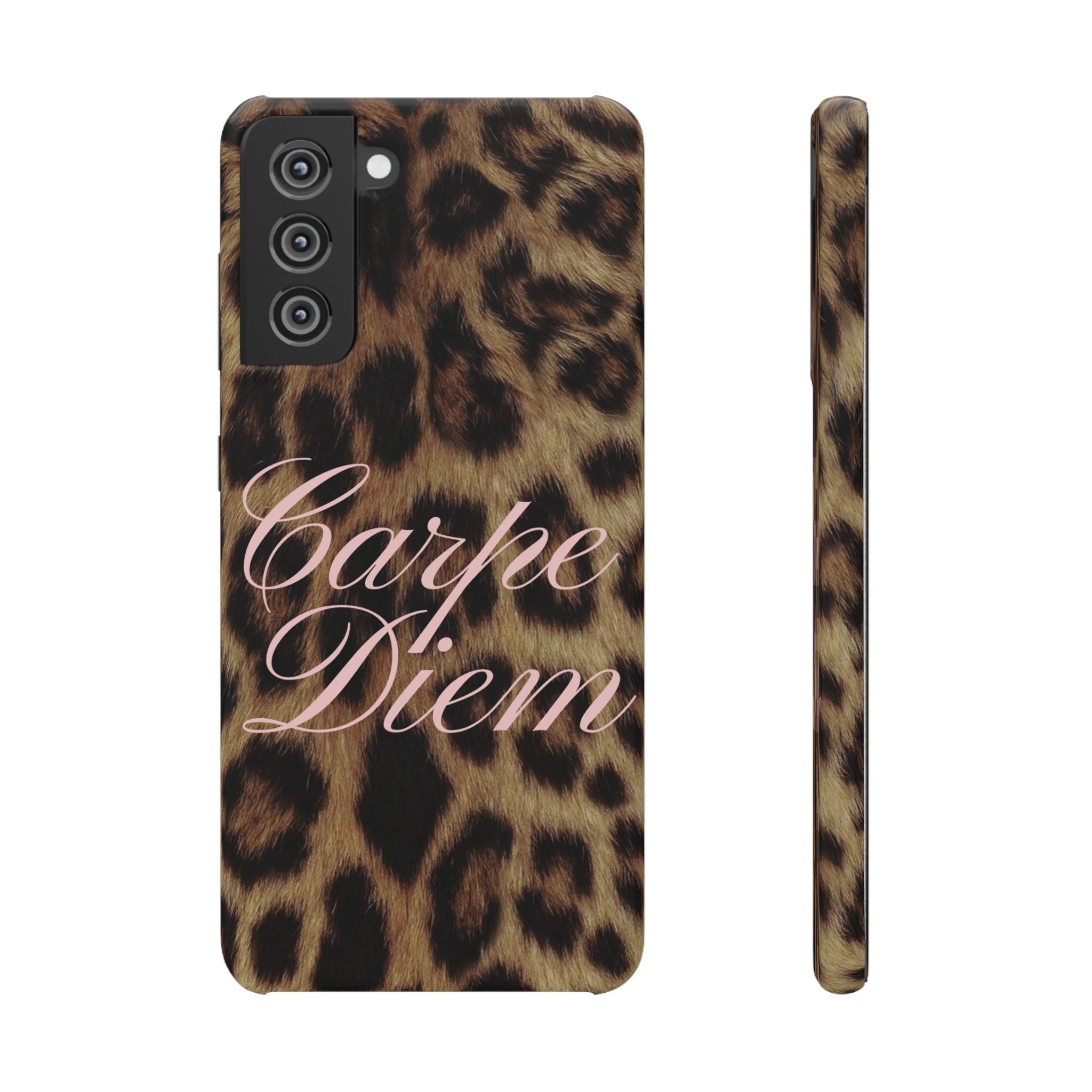 Carpe Diem - Leopard phone case