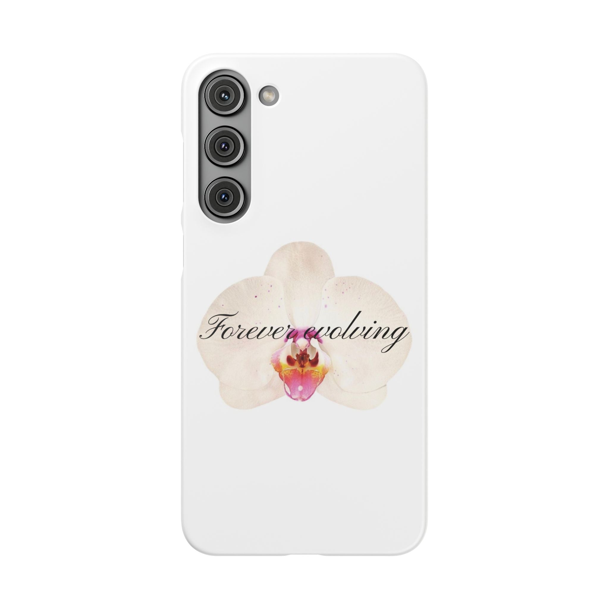 Forever evolving - Orchid phone case