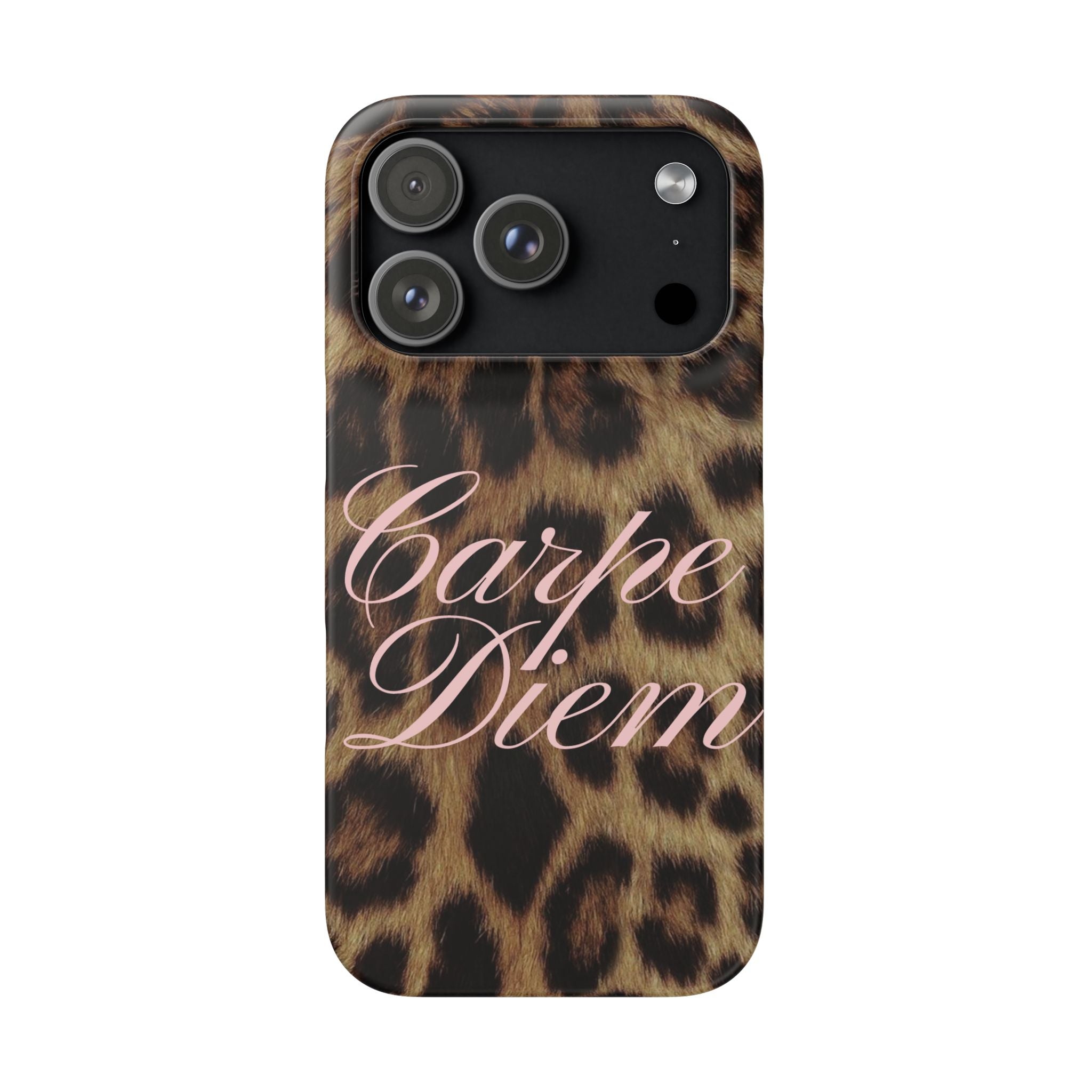 Carpe Diem - Leopard phone case