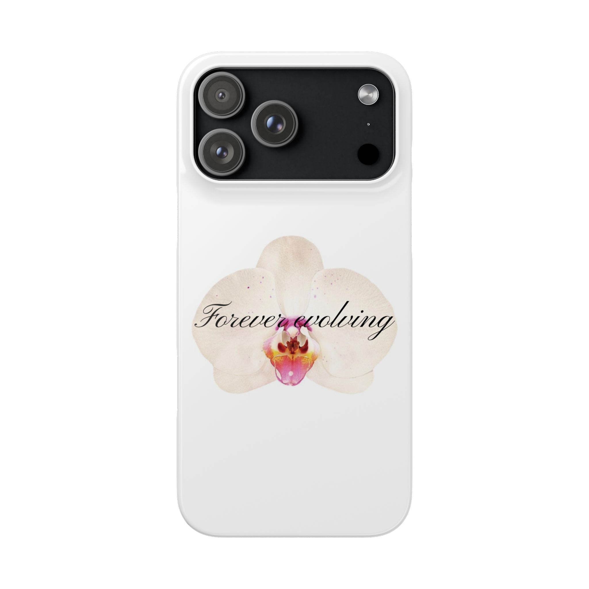 Forever evolving - Orchid phone case