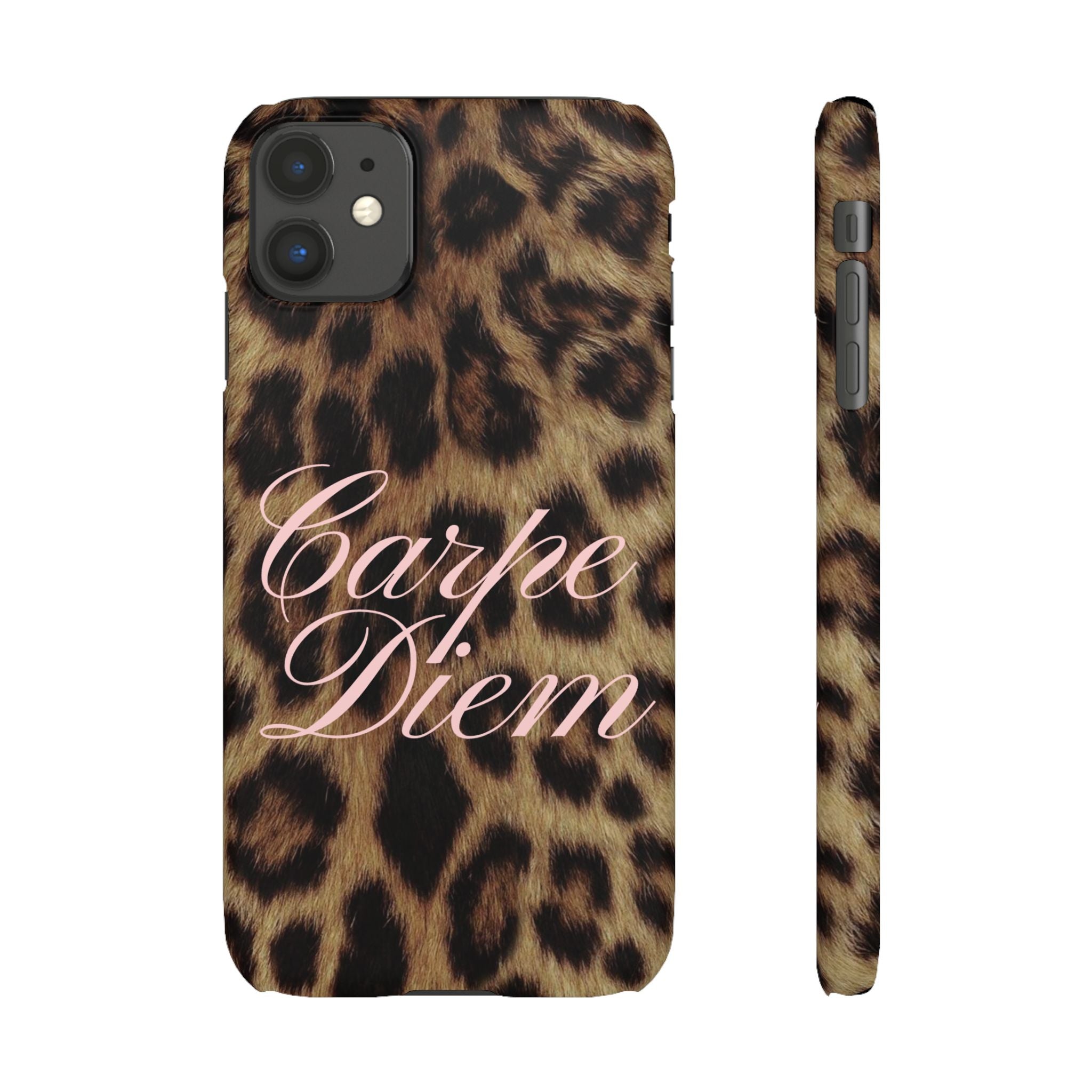 Carpe Diem - Leopard phone case