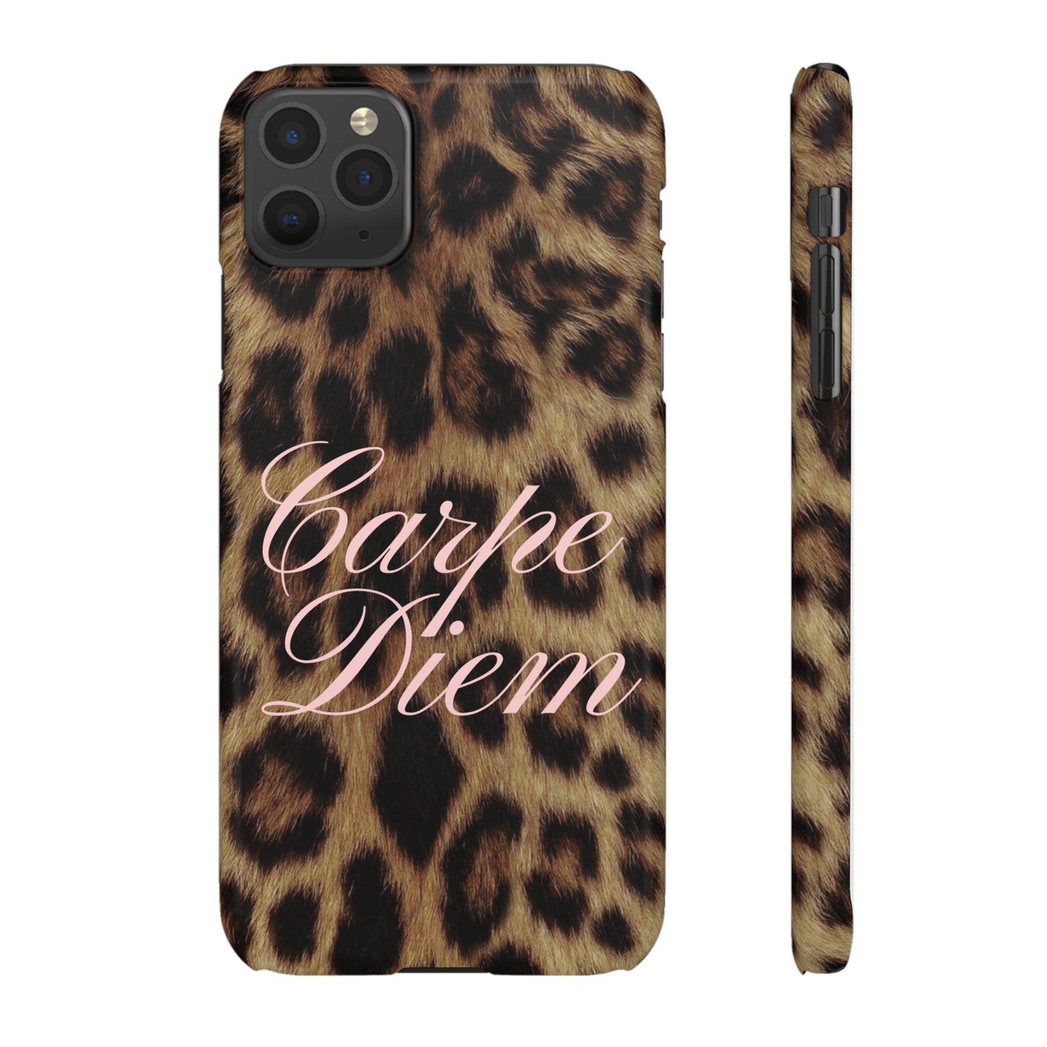 Carpe Diem - Leopard phone case