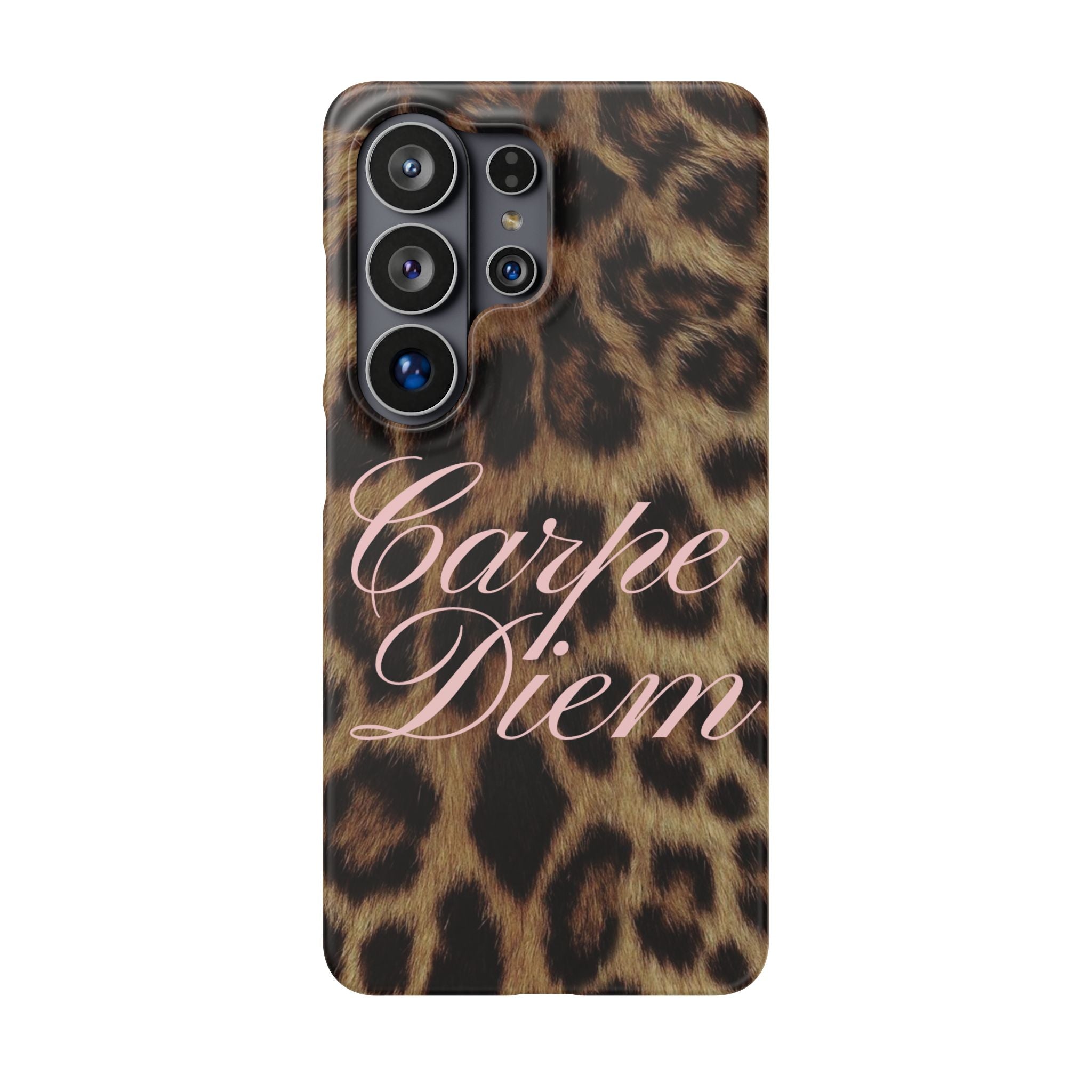 Carpe Diem - Leopard phone case