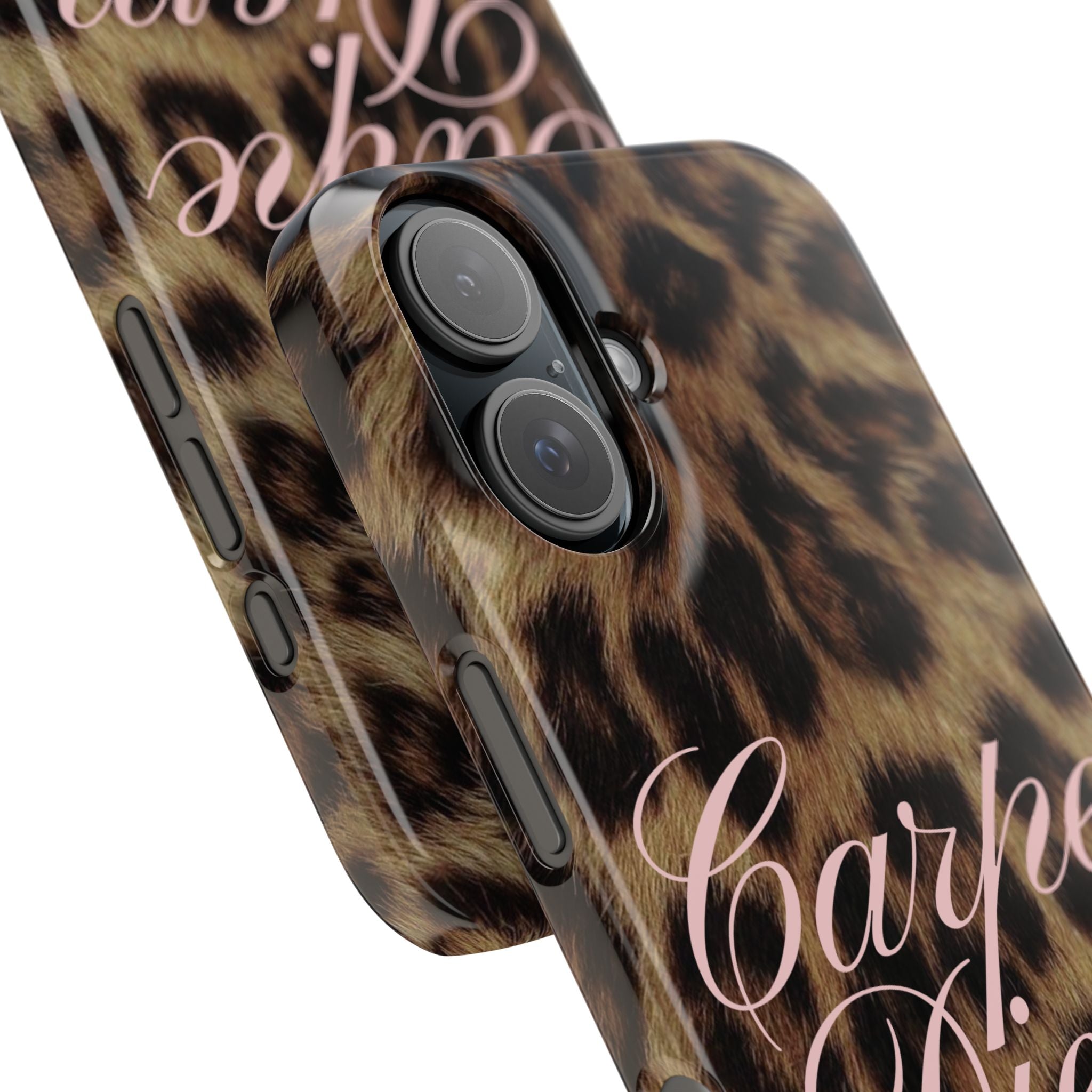 Carpe Diem - Leopard phone case